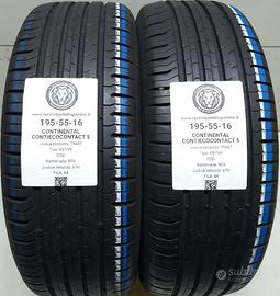 2 GOMME 195 55 16 CONTINENTAL A75987