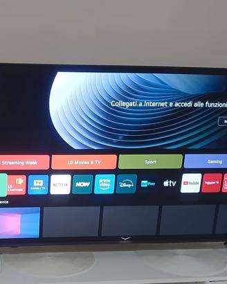 SMART TV LG 55 POLLICI ANDROID 4K ULTRA HD NUOVO 