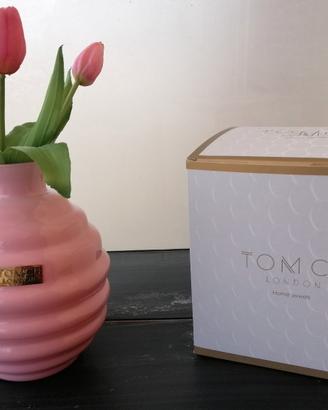 Vaso TOMCH London vetro rosa h 21 cm