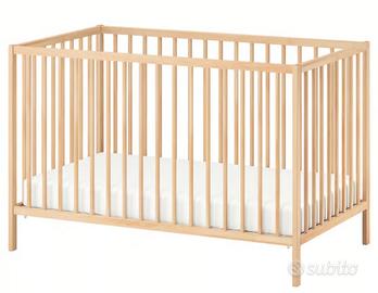 Letto Ikea Sniglar 60x120 cm materasso antisoffoco