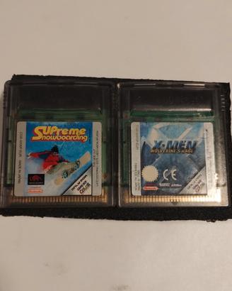Lotto 2 Giochi Nintendo Game Boy Color X-Men 