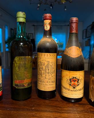 Bottiglie vino da collezione