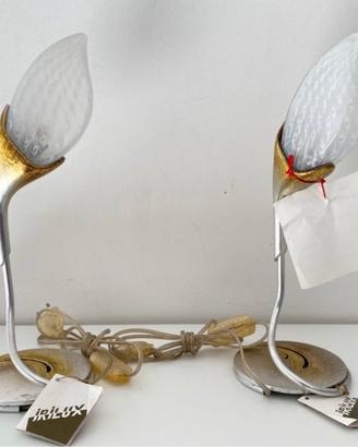 Lampade Irilux in vetro e metallo