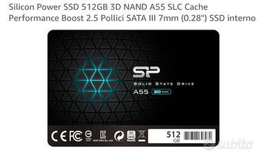 SSD MAI USATO- 512GB-VELOCE 