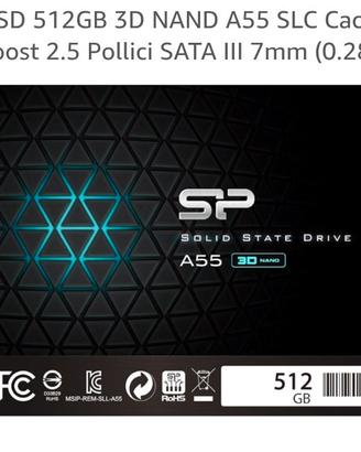 SSD MAI USATO- 512GB-VELOCE 