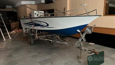 Barca, motori e carrello omologato