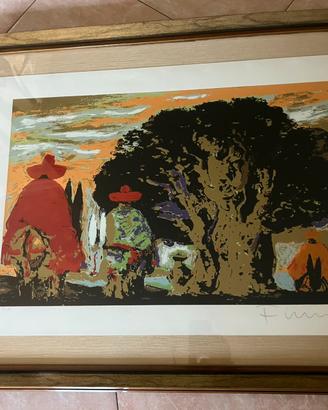 Salvatore fiume serigrafia quadro