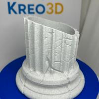 Vaso colonna antica in PLA effetto marmo