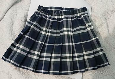 Gonna a pieghe bimba 3/5 anni