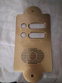 Placca campanello ottone