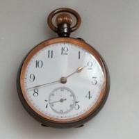 Orologio da tasca acciaio brunito