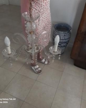 lampadario di cristallo 