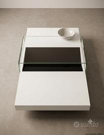 Tavolino da Salotto Moderno Bianco