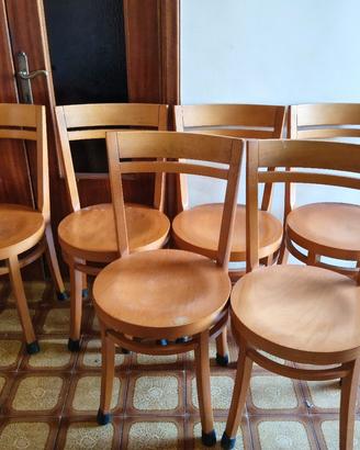 6 sedie vintage marchio  Febal