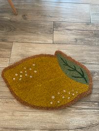 Tappeto a forma di limone
