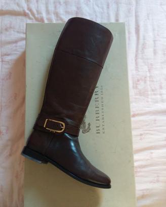 STIVALI IN PELLE BURBERRY