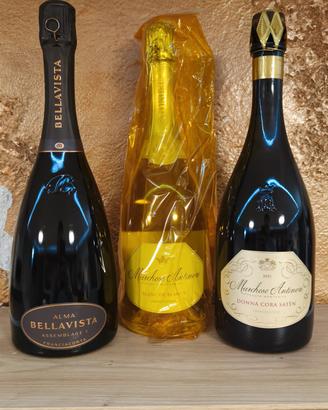 franciacorta bellavista e antinori 3x