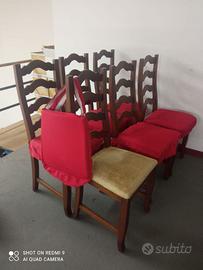 Sedie in faggio usate