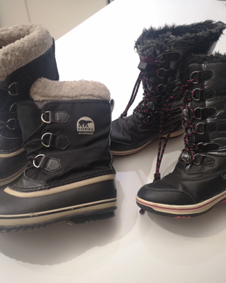 Stivaletti da neve taglie 33 e 36