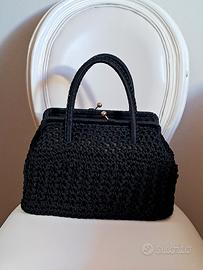 borsa vintage Lavorata a uncinetto 