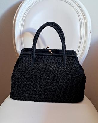 borsa vintage Lavorata a uncinetto 