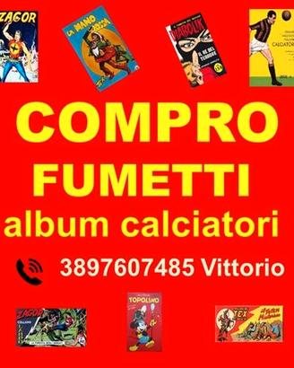 Fumetti e Album Calciatori da collezione