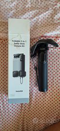 Selfie stick pieghevole Remote kit insta 360 con t