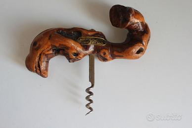 CAVATAPPI vintage LEGNO antico TRALCIO di VITE MAR