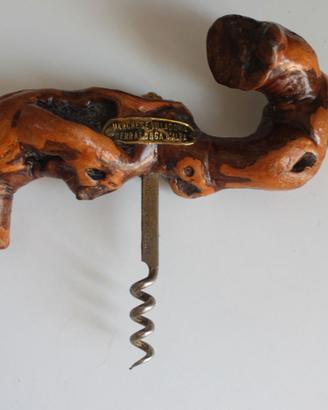 CAVATAPPI vintage LEGNO antico TRALCIO di VITE MAR
