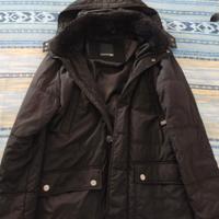 giubbotto cappotto parka nero taglia L