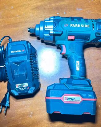 Avvitatore ad impulsia batteria Parkside nuovo