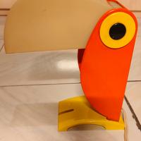Lampada da tavolo Toucan. Ferrari. Vintage.
