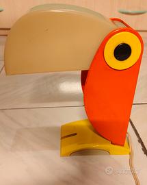 Lampada da tavolo Toucan. Ferrari. Vintage.