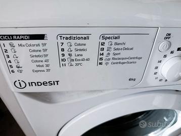 Lavatrice Indesit 6Kg