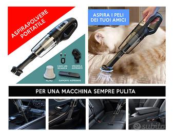 ASPIRATORE POTENTE  RICARICABILE USB