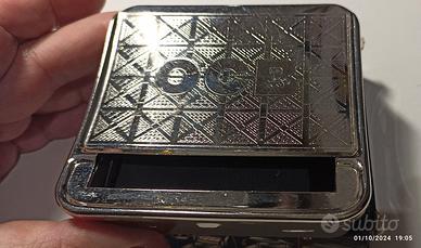 OCB Automatic Rolling Box -Silver Cigarette Roller