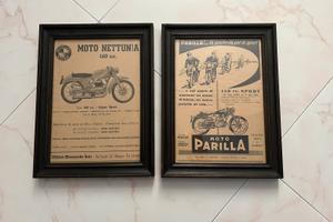 Pubblicità vintage Parilla/Moto Nettunia originali