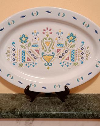 Vassoio grande Ceramica Loddo tradizionale sardo