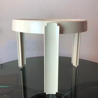 Vintage Plastic Coffee Table DAL VERA  70s  Ivory