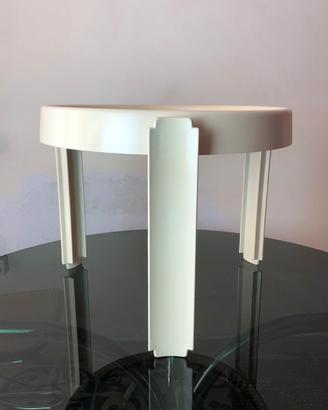 Vintage Plastic Coffee Table DAL VERA  70s  Ivory