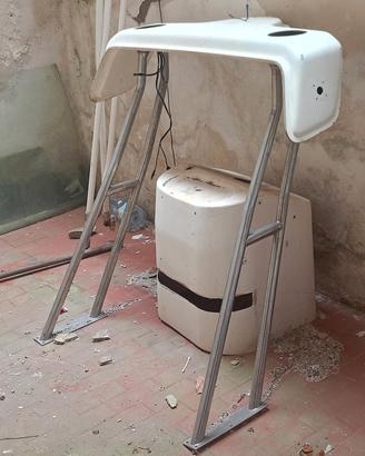 roll bar, consolle barca gommone 