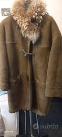 Montone originale con collo pelliccia