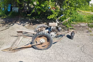 Motofalciatrice bcs con carrello