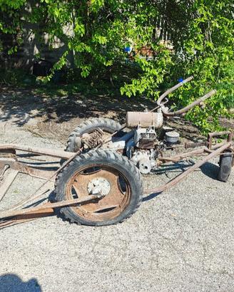 Motofalciatrice bcs con carrello