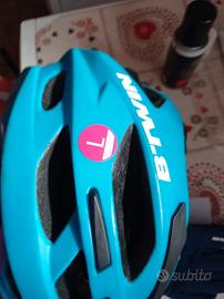 Caschetto btwin più guanti 