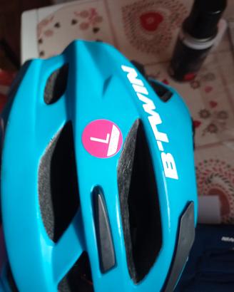 Caschetto btwin più guanti 