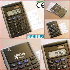 PHILIPS™ GENIE CAL1 ★CALCOLATRICE EUROCONVERTITORE