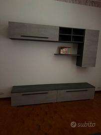 Parete attrezzata soggiorno moderna