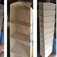 Porta vestiti in tessuto da armadio