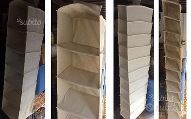 Porta vestiti in tessuto da armadio